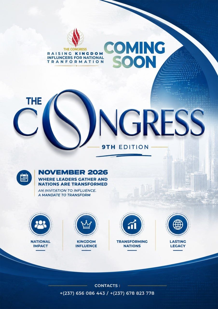 The Congress 9th Edition official flyer — coming soon, November 2026. Where leaders gather and nations are transformed.